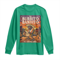 Funny El Chupacabra Burrito Bandito Long Sleeve Shirt Cinco De Mayo Gift