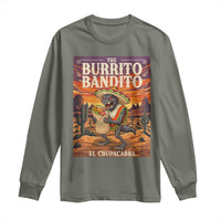 Funny El Chupacabra Burrito Bandito Long Sleeve Shirt Cinco De Mayo Gift