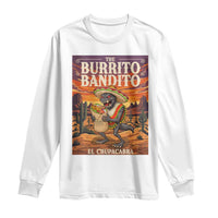 Funny El Chupacabra Burrito Bandito Long Sleeve Shirt Cinco De Mayo Gift