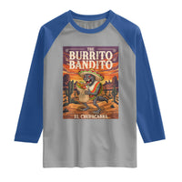 Funny El Chupacabra Burrito Bandito Raglan Shirt Cinco De Mayo Gift
