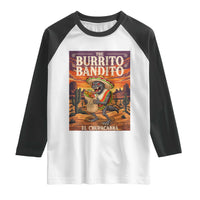 Funny El Chupacabra Burrito Bandito Raglan Shirt Cinco De Mayo Gift