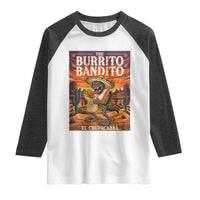 Funny El Chupacabra Burrito Bandito Raglan Shirt Cinco De Mayo Gift