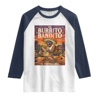 Funny El Chupacabra Burrito Bandito Raglan Shirt Cinco De Mayo Gift