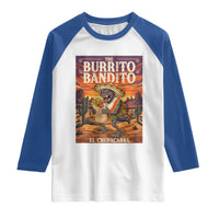 Funny El Chupacabra Burrito Bandito Raglan Shirt Cinco De Mayo Gift