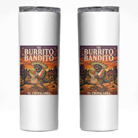 Funny El Chupacabra Burrito Bandito Skinny Tumbler Cinco De Mayo Gift