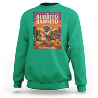 Funny El Chupacabra Burrito Bandito Sweatshirt Cinco De Mayo Gift