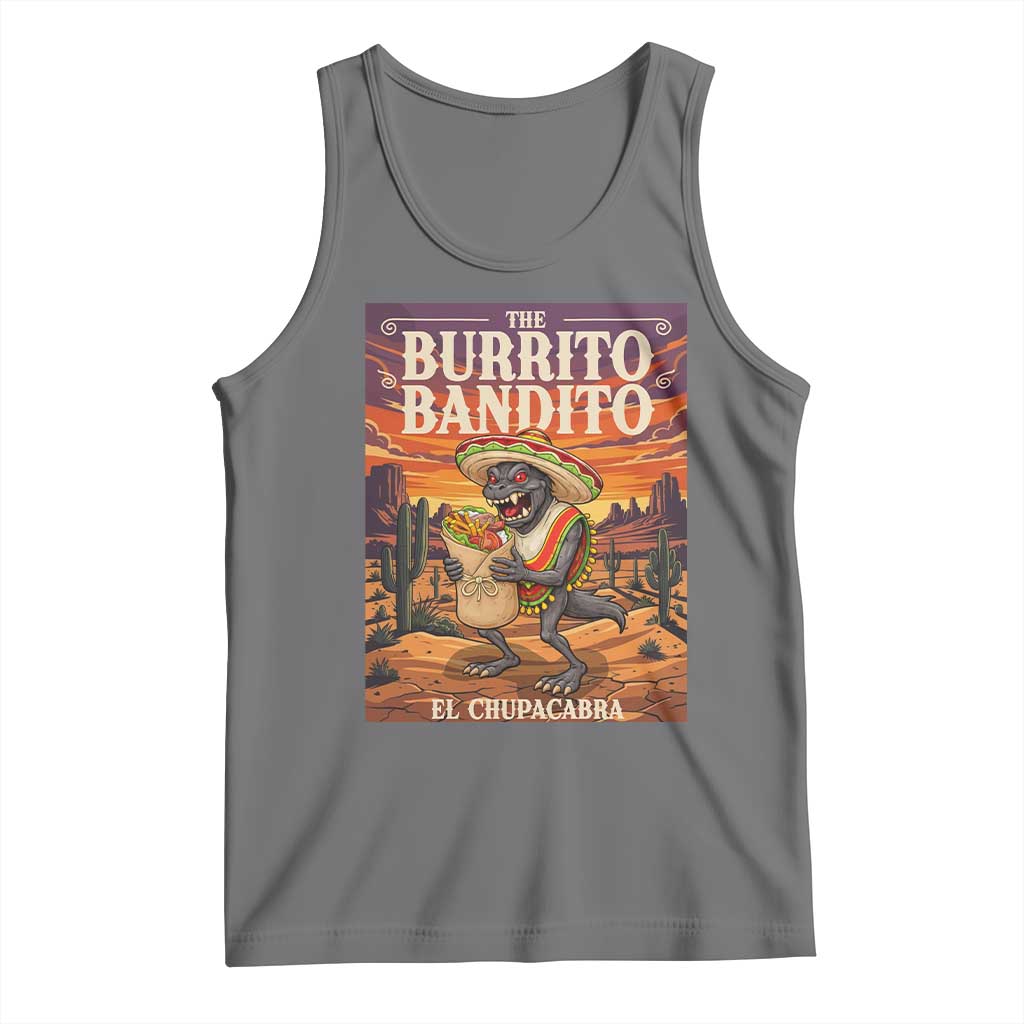 Funny El Chupacabra Burrito Bandito Tank Top Cinco De Mayo Gift