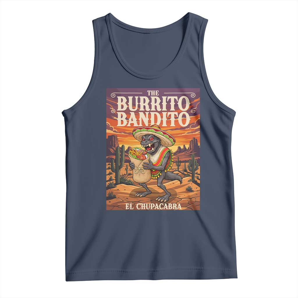 Funny El Chupacabra Burrito Bandito Tank Top Cinco De Mayo Gift