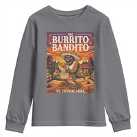 Funny El Chupacabra Burrito Bandito Youth Sweatshirt Cinco De Mayo Gift