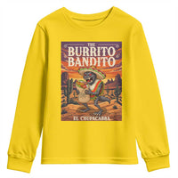 Funny El Chupacabra Burrito Bandito Youth Sweatshirt Cinco De Mayo Gift