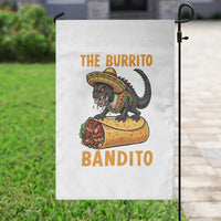 Funny Cinco De Mayo Chupacabra Garden Flag The Burrito Bandito