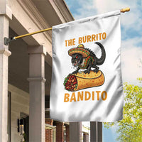 Funny Cinco De Mayo Chupacabra Garden Flag The Burrito Bandito