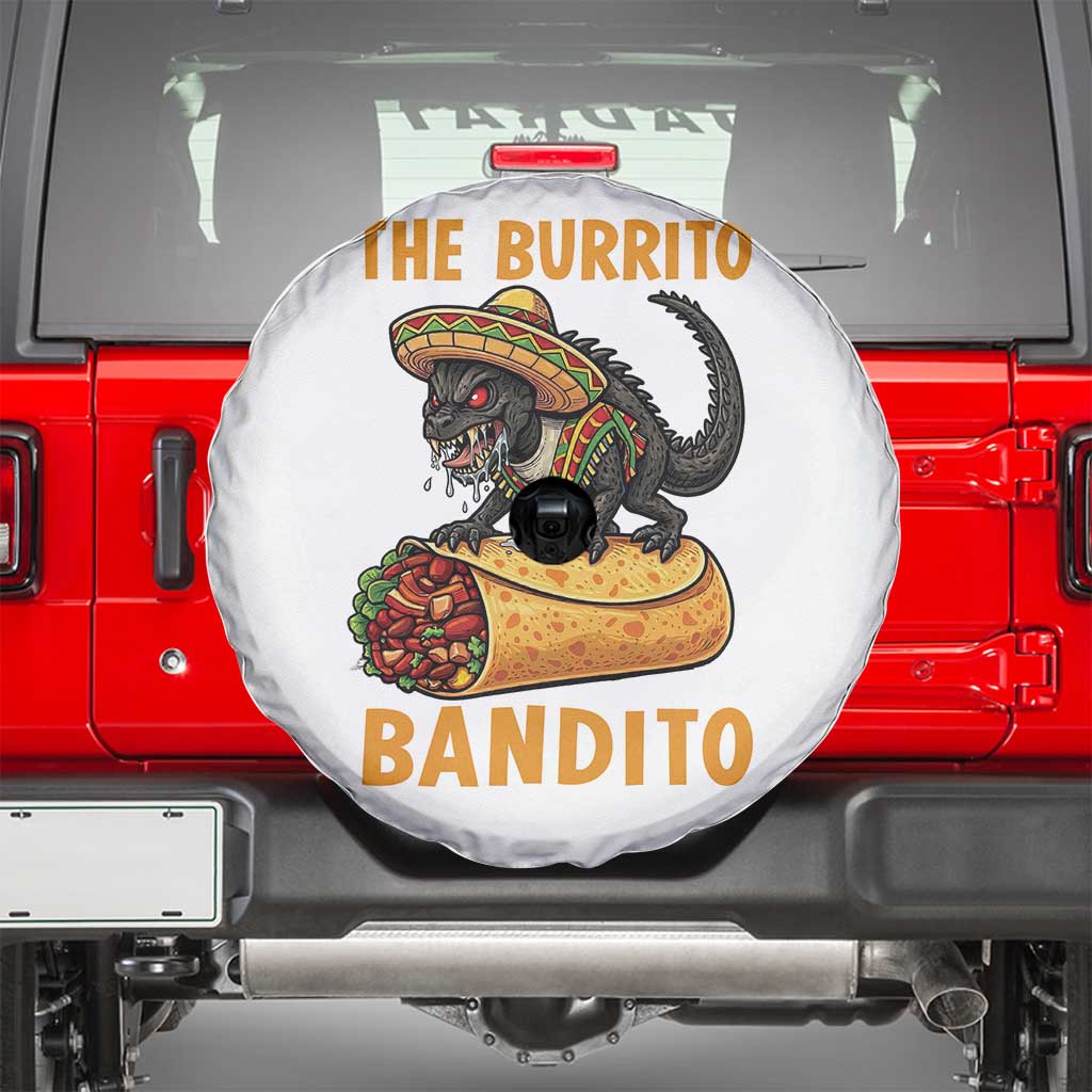 Funny Cinco De Mayo Chupacabra Spare Tire Cover The Burrito Bandito