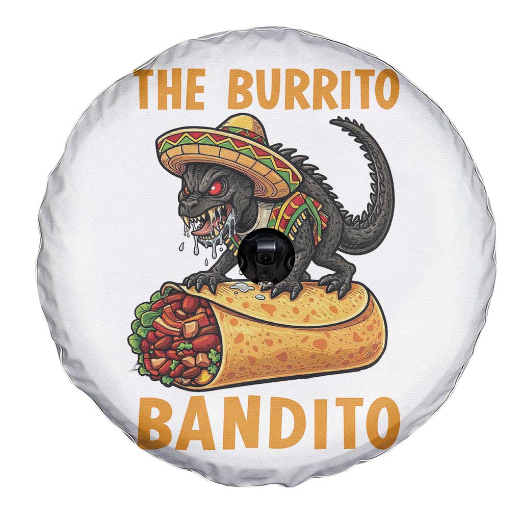 Funny Cinco De Mayo Chupacabra Spare Tire Cover The Burrito Bandito