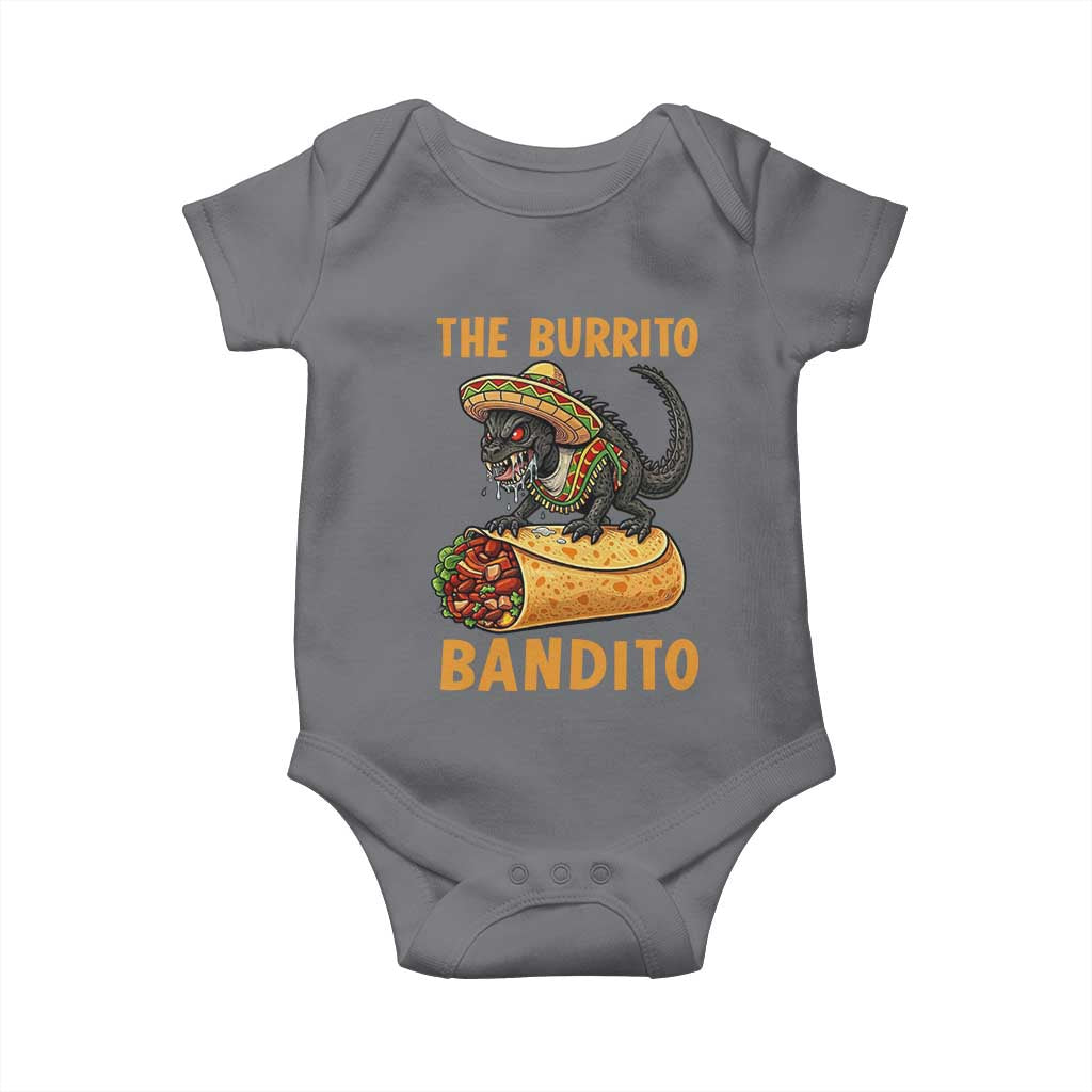 Funny Cinco De Mayo Chupacabra Baby Onesie The Burrito Bandito