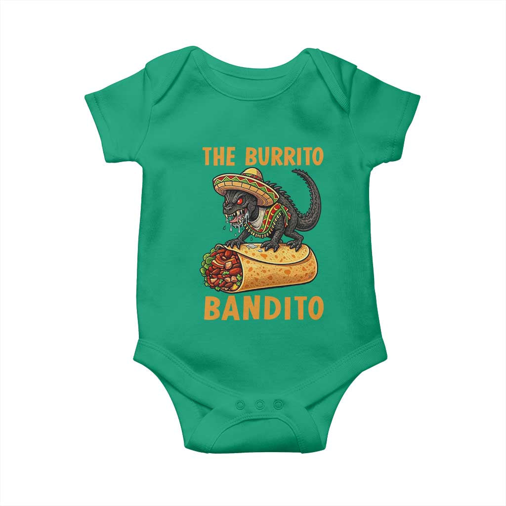 Funny Cinco De Mayo Chupacabra Baby Onesie The Burrito Bandito