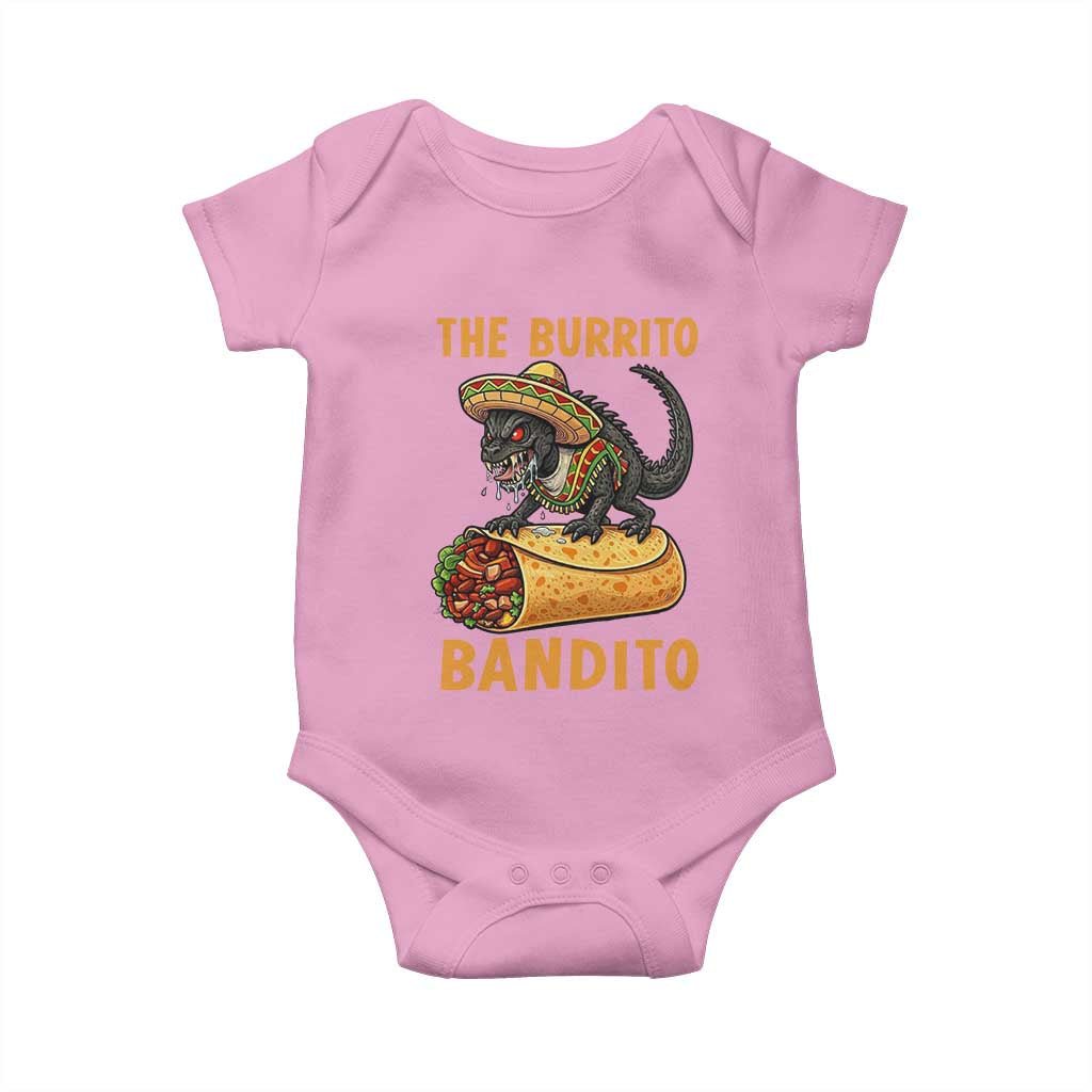 Funny Cinco De Mayo Chupacabra Baby Onesie The Burrito Bandito
