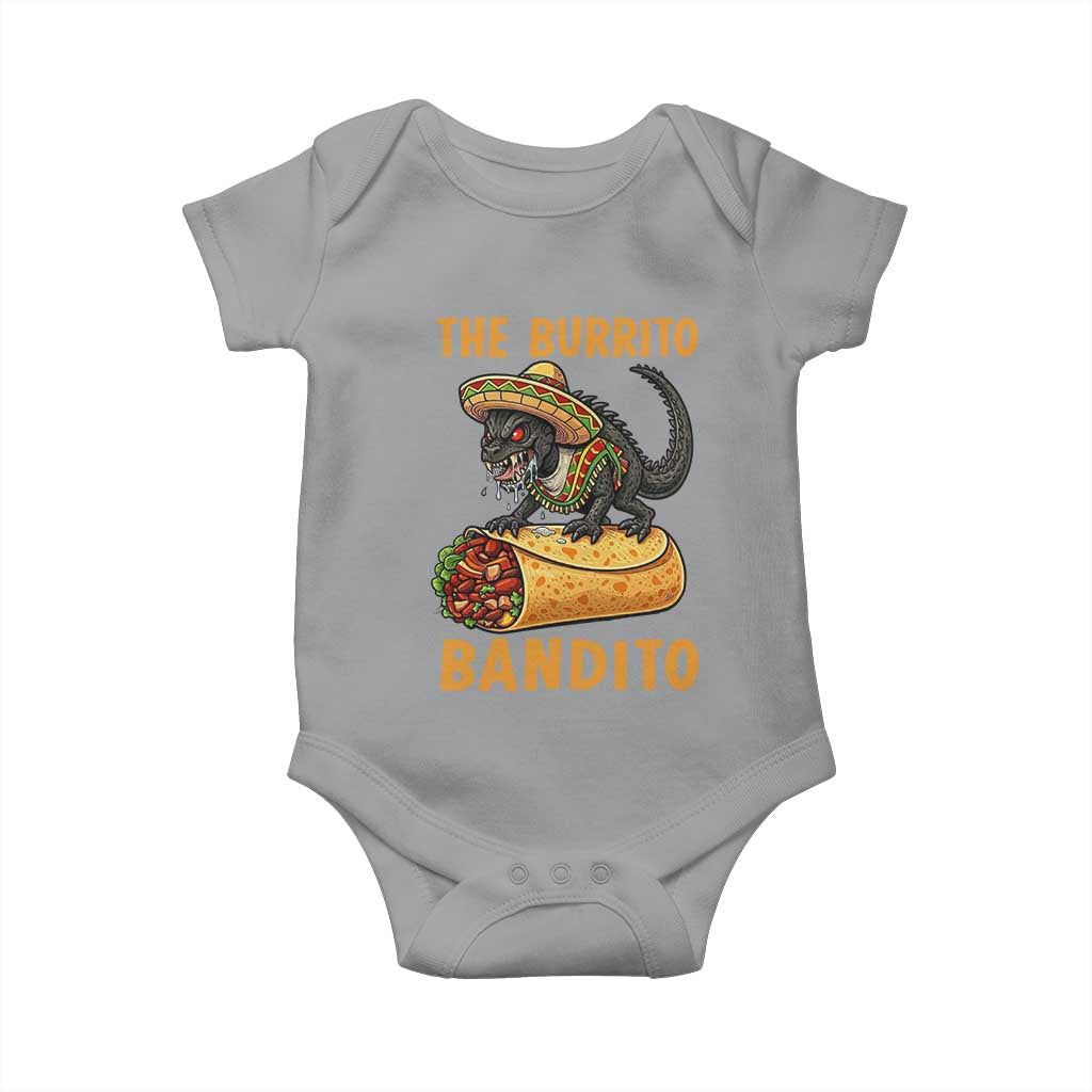 Funny Cinco De Mayo Chupacabra Baby Onesie The Burrito Bandito