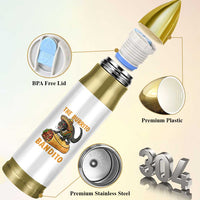 Funny Cinco De Mayo Chupacabra Bullet Tumbler The Burrito Bandito
