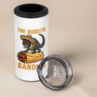 Funny Cinco De Mayo Chupacabra 4 in 1 Can Cooler Tumbler The Burrito Bandito