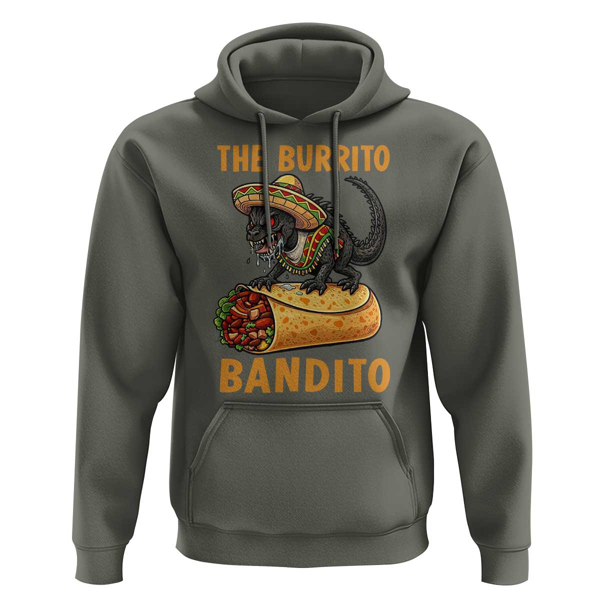 Funny Cinco De Mayo Chupacabra Hoodie The Burrito Bandito