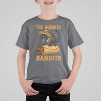 Funny Cinco De Mayo Chupacabra T Shirt For Kid The Burrito Bandito