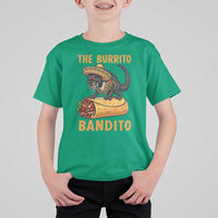 Funny Cinco De Mayo Chupacabra T Shirt For Kid The Burrito Bandito