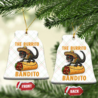 Funny Cinco De Mayo Chupacabra Ceramic Ornament The Burrito Bandito