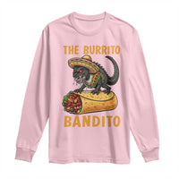 Funny Cinco De Mayo Chupacabra Long Sleeve Shirt The Burrito Bandito