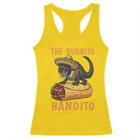 Funny Cinco De Mayo Chupacabra Racerback Tank Top The Burrito Bandito