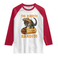 Funny Cinco De Mayo Chupacabra Raglan Shirt The Burrito Bandito