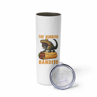 Funny Cinco De Mayo Chupacabra Skinny Tumbler The Burrito Bandito