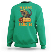 Funny Cinco De Mayo Chupacabra Sweatshirt The Burrito Bandito