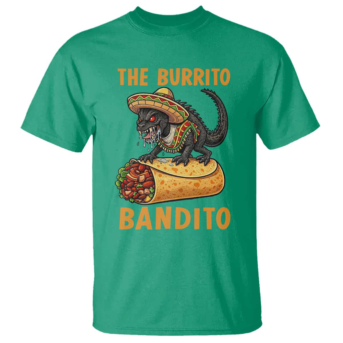 Funny Cinco De Mayo Chupacabra T Shirt The Burrito Bandito