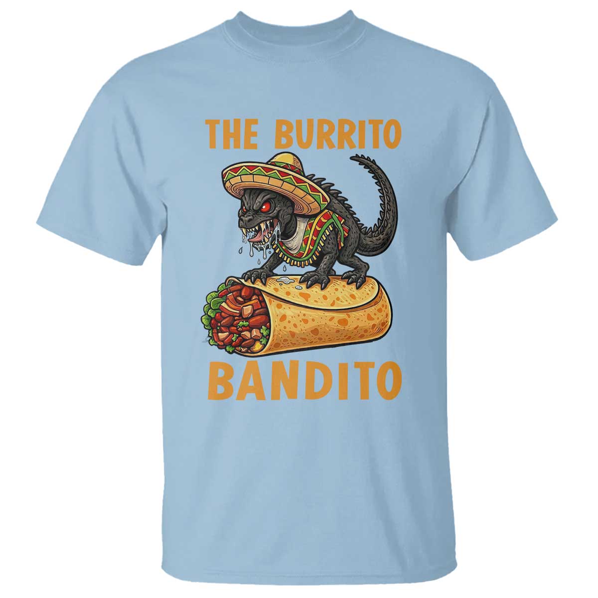 Funny Cinco De Mayo Chupacabra T Shirt The Burrito Bandito