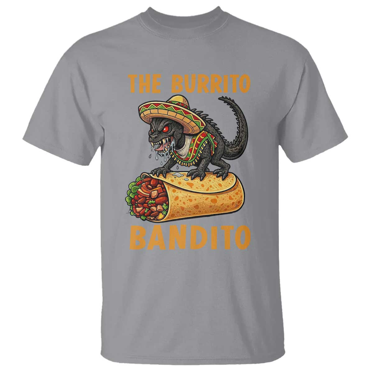 Funny Cinco De Mayo Chupacabra T Shirt The Burrito Bandito