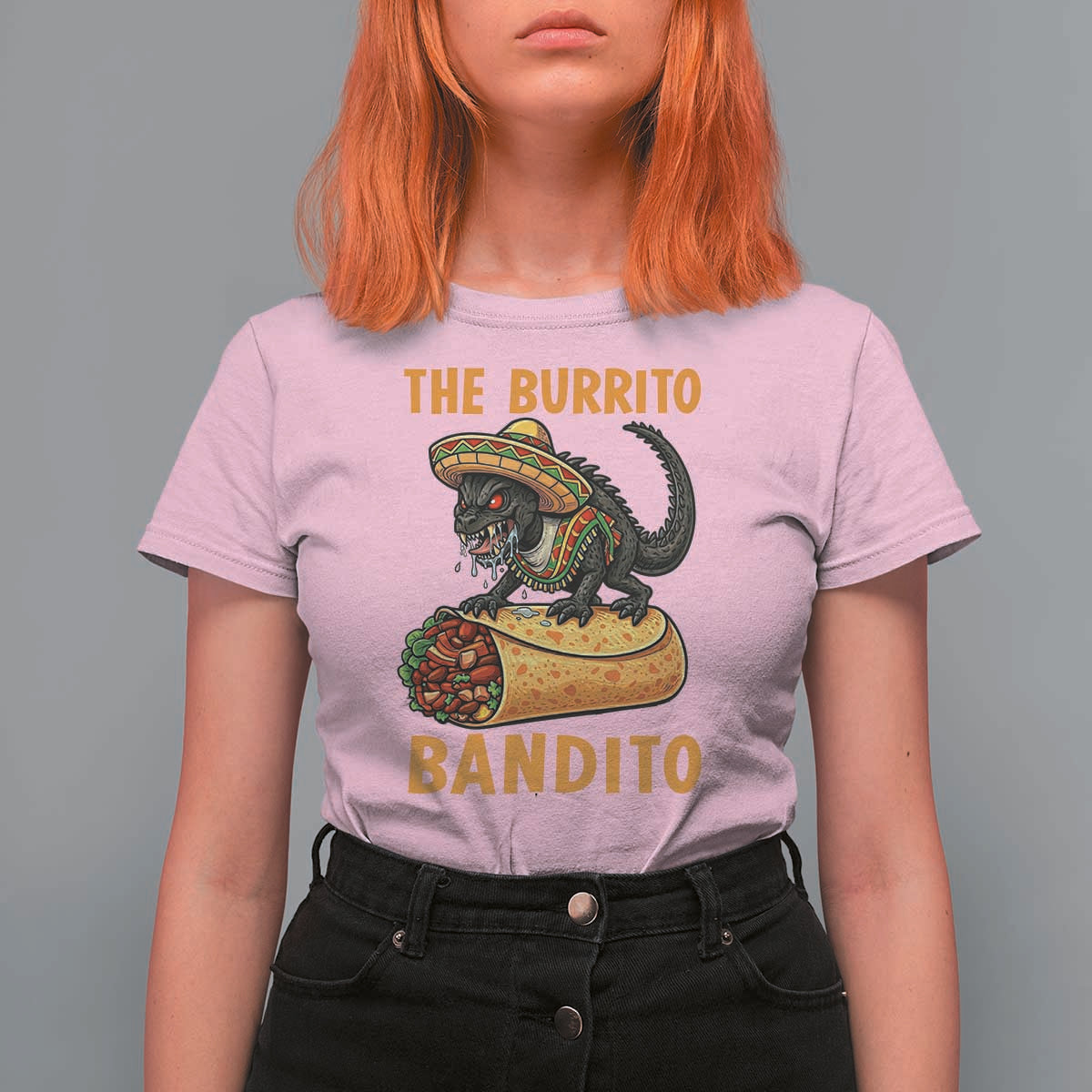 Funny Cinco De Mayo Chupacabra T Shirt For Women The Burrito Bandito