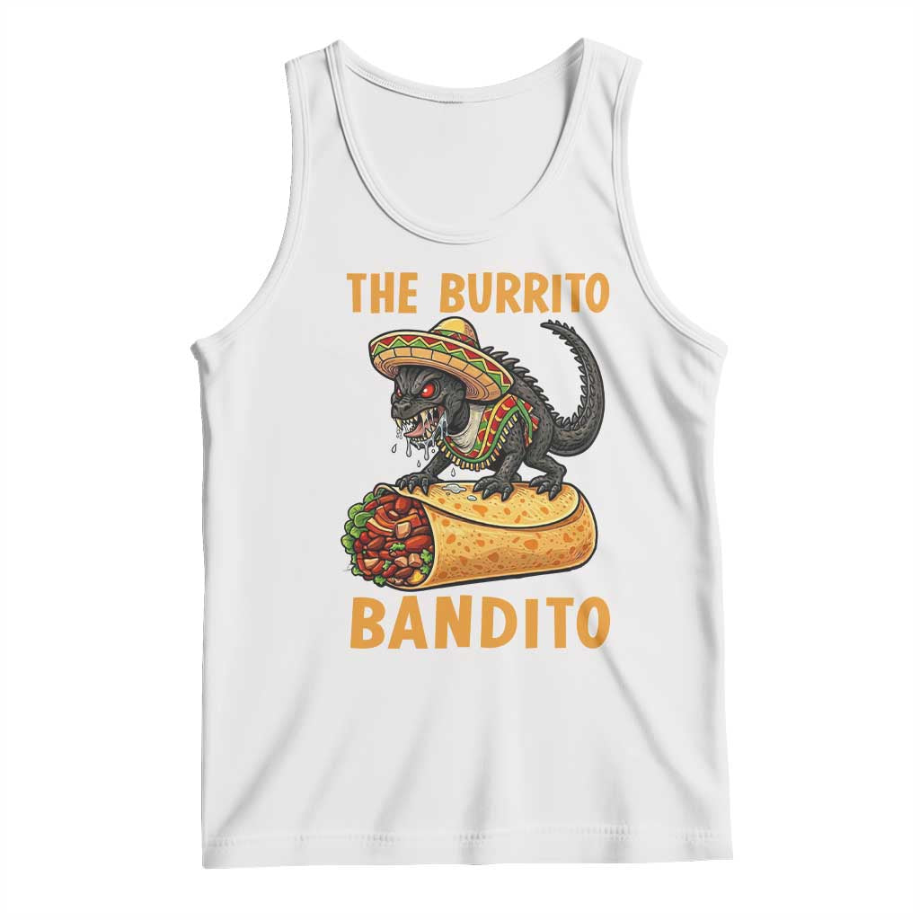 Funny Cinco De Mayo Chupacabra Tank Top The Burrito Bandito
