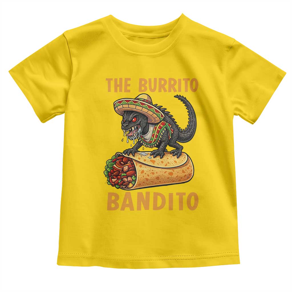 Funny Cinco De Mayo Chupacabra Toddler T Shirt The Burrito Bandito
