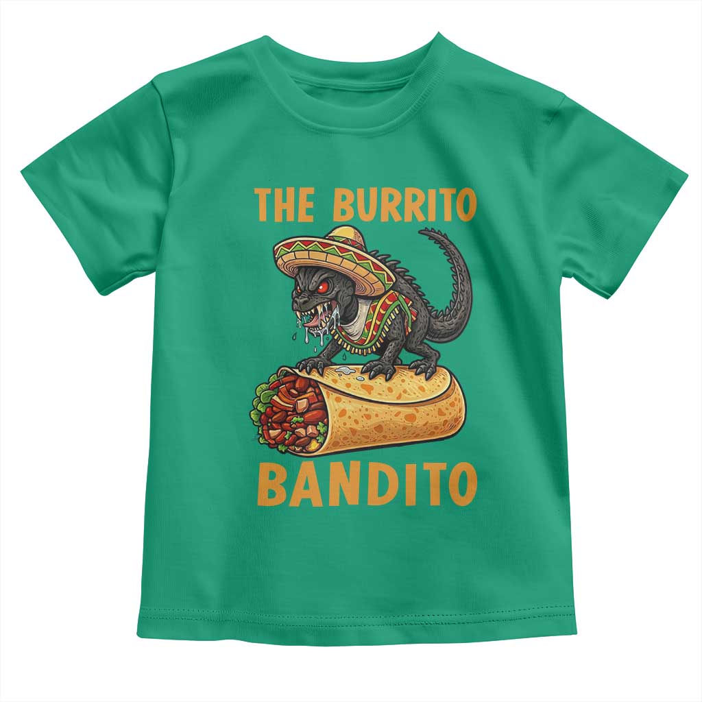 Funny Cinco De Mayo Chupacabra Toddler T Shirt The Burrito Bandito