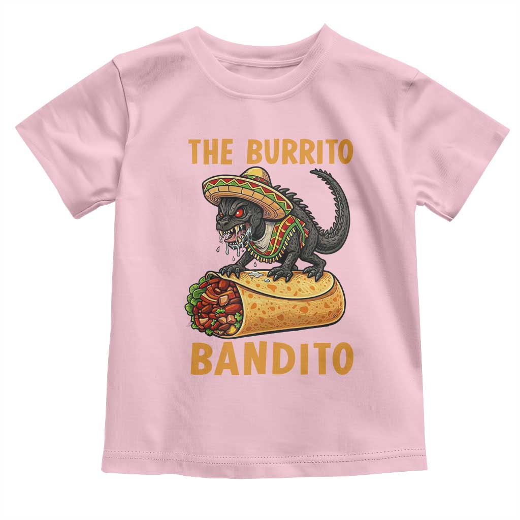Funny Cinco De Mayo Chupacabra Toddler T Shirt The Burrito Bandito
