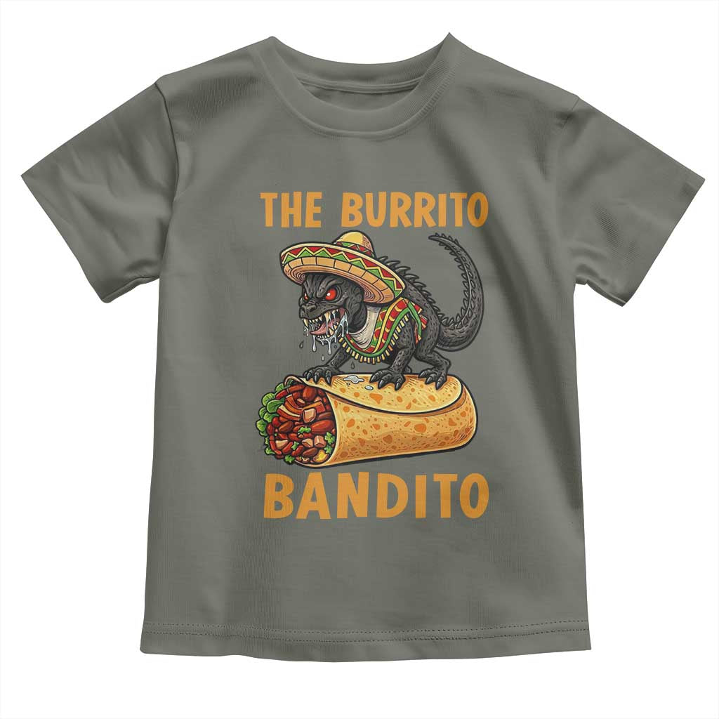 Funny Cinco De Mayo Chupacabra Toddler T Shirt The Burrito Bandito