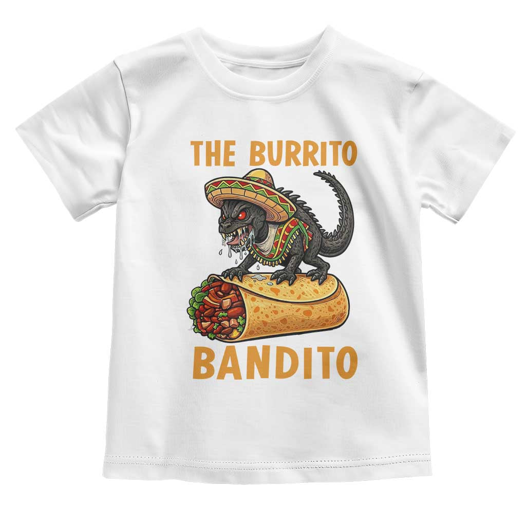 Funny Cinco De Mayo Chupacabra Toddler T Shirt The Burrito Bandito