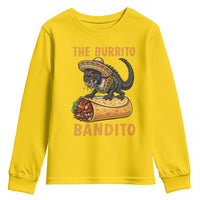 Funny Cinco De Mayo Chupacabra Youth Sweatshirt The Burrito Bandito