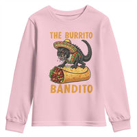 Funny Cinco De Mayo Chupacabra Youth Sweatshirt The Burrito Bandito