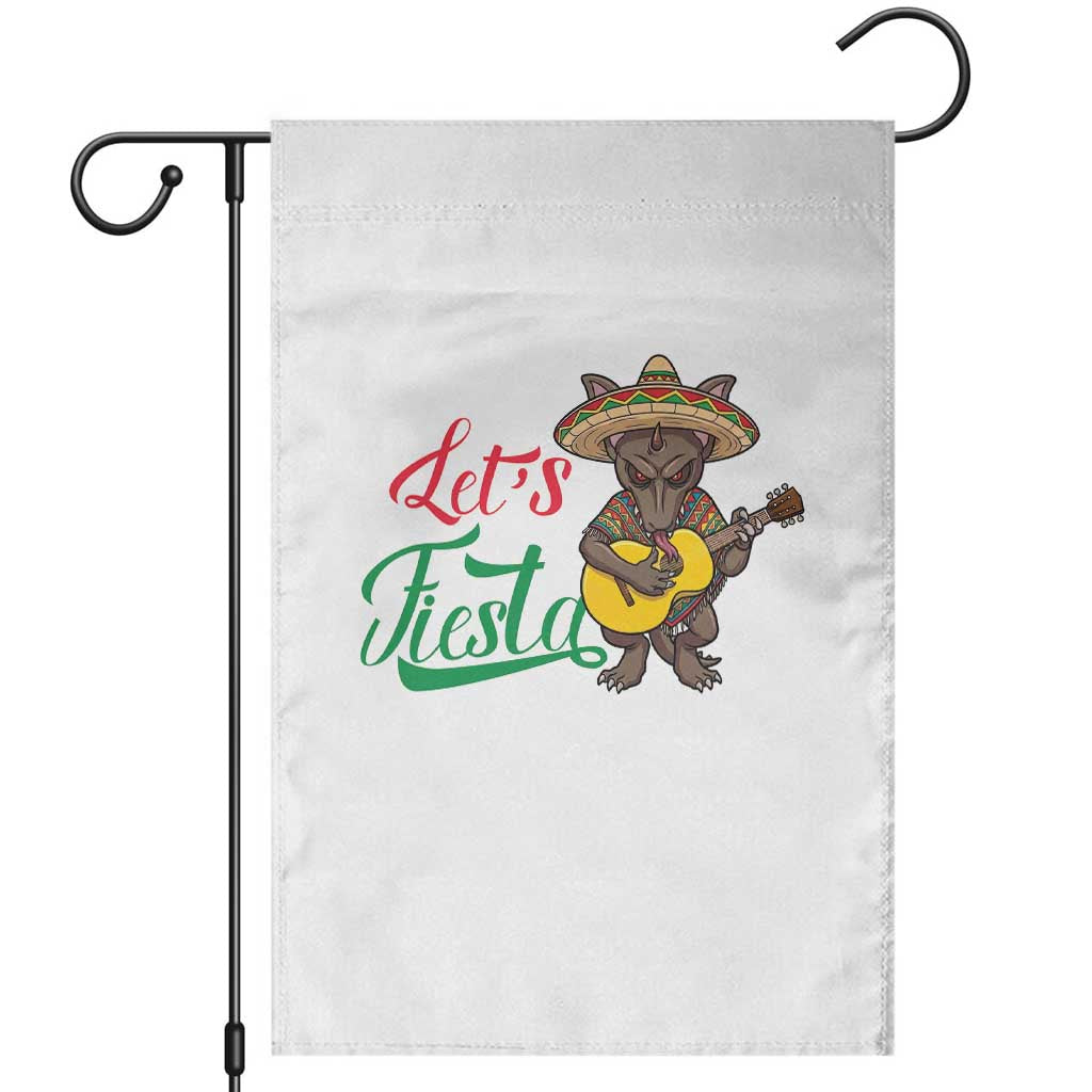 Funny Cinco De Mayo Chupacabra Garden Flag Lets Fiesta