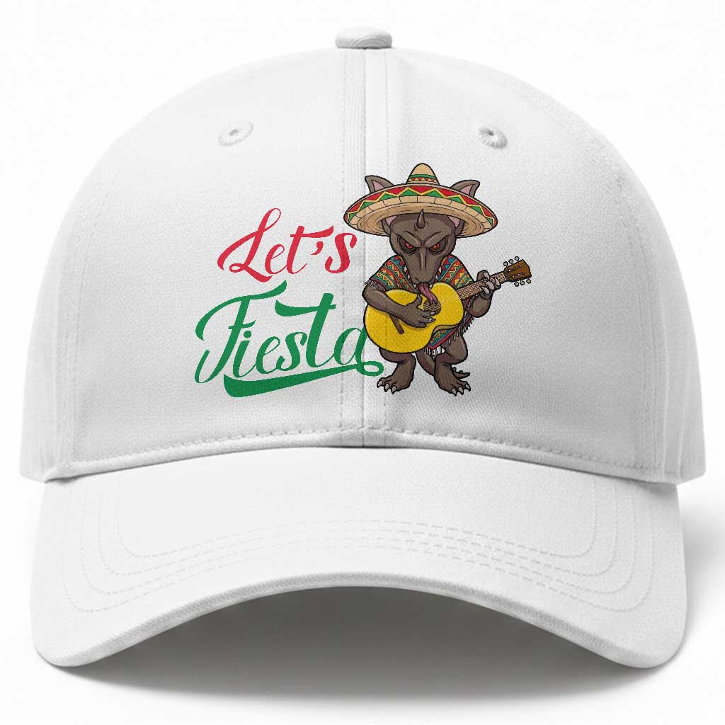 Funny Cinco De Mayo Chupacabra Baseball Cap Lets Fiesta