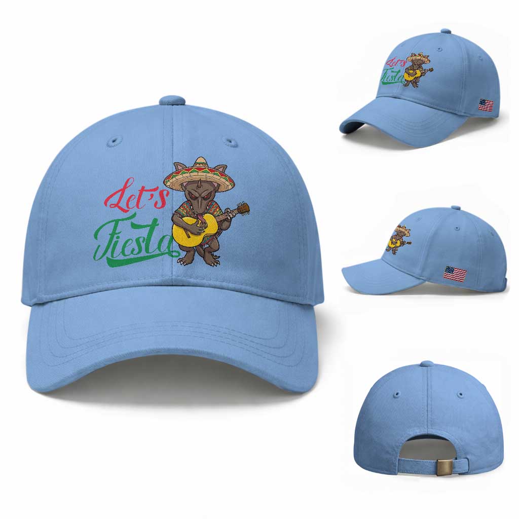 Funny Cinco De Mayo Chupacabra Baseball Cap Lets Fiesta