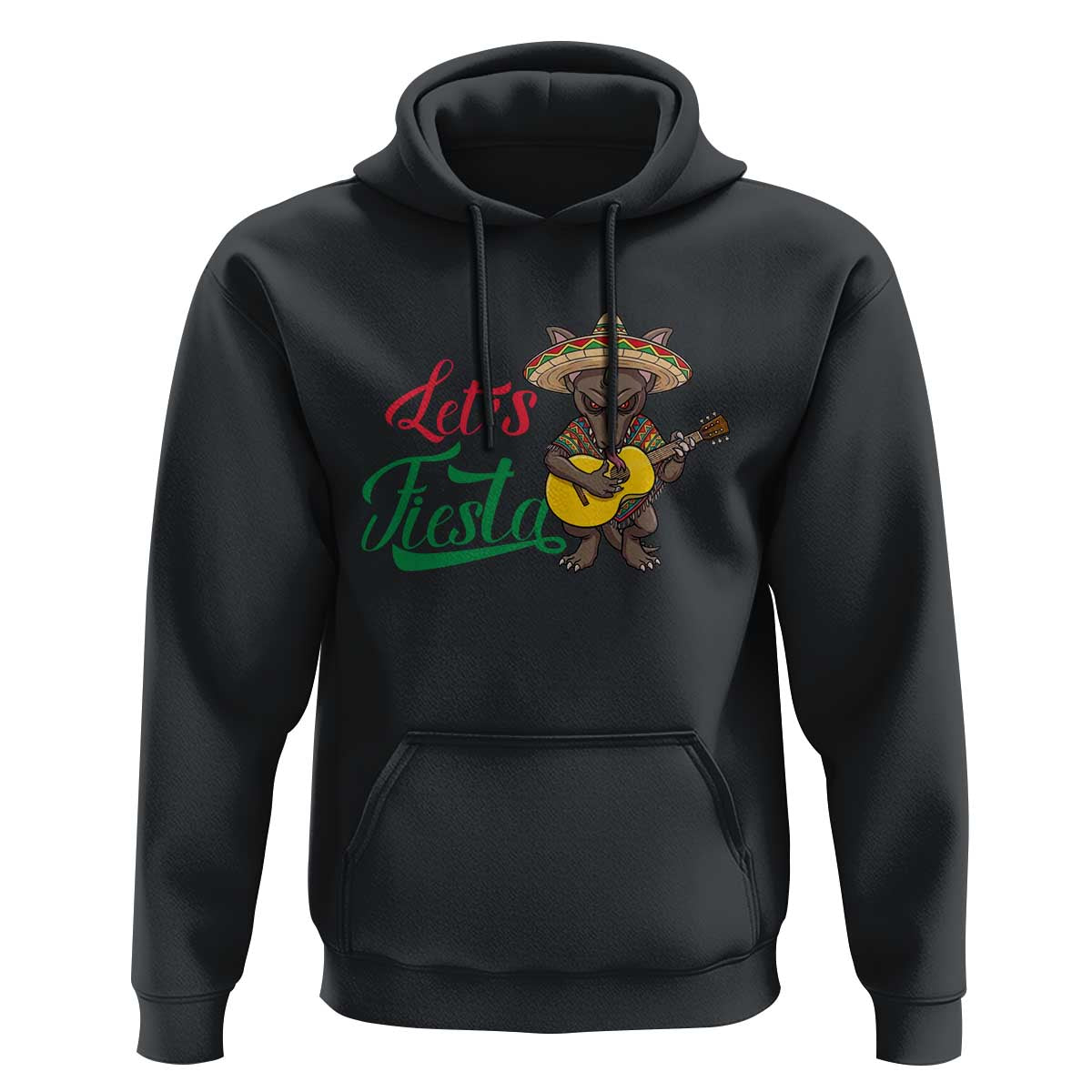 Funny Cinco De Mayo Chupacabra Hoodie Lets Fiesta