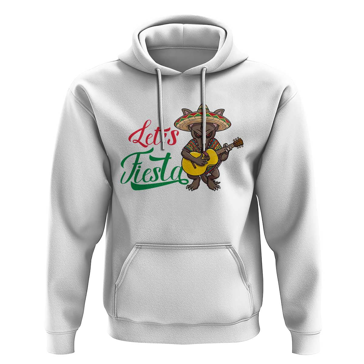 Funny Cinco De Mayo Chupacabra Hoodie Lets Fiesta